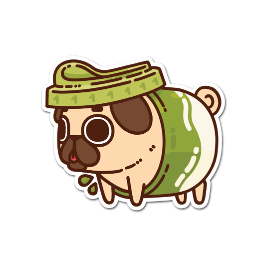 Matcha Latte Puglie Vinyl Sticker