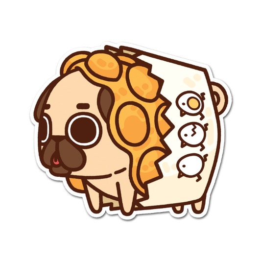 Bubble Waffle Puglie Sticker