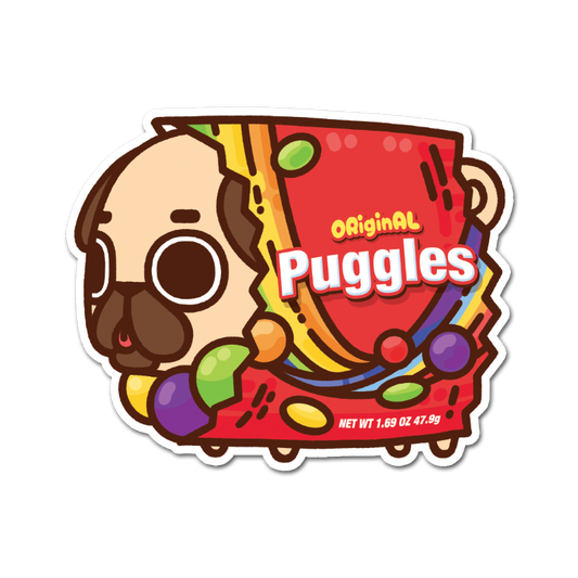 Puggles Candy Puglie Sticker