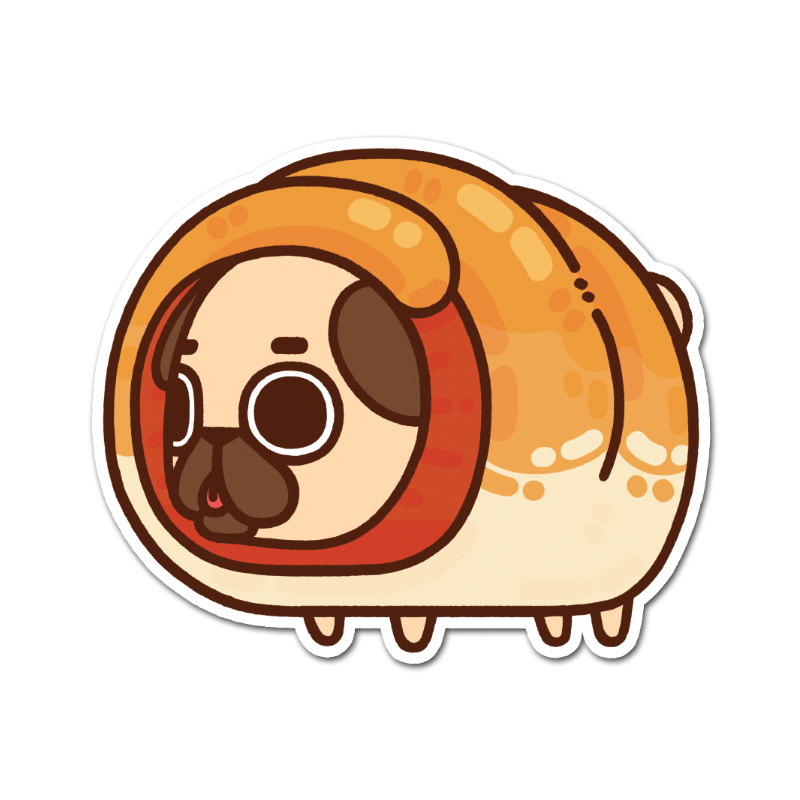 Sausage Bun Puglie Sticker