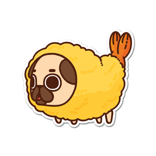Shrimp Tempura Puglie Vinyl Sticker