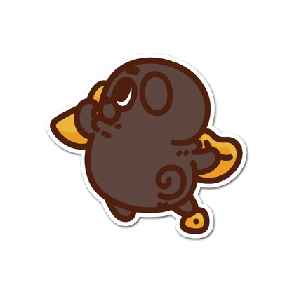 Bouldering Puglie & Ollie Vinyl Sticker Set