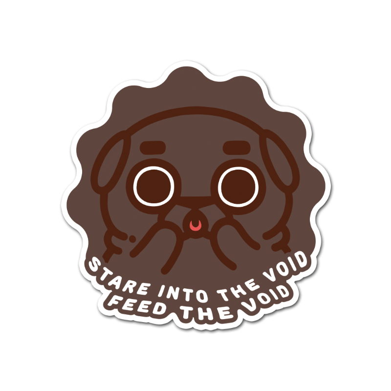 Feed The Void Ollie Vinyl Sticker