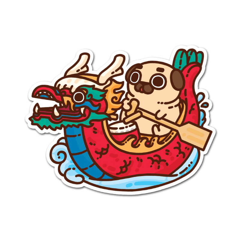 Dragon Boat Puglie Vinyl Sticker