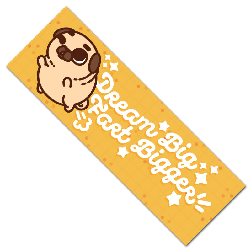 Dream Big Fart Bigger Puglie Sticker