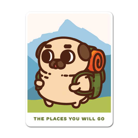 Hiking Puglie Vinyl Sticker