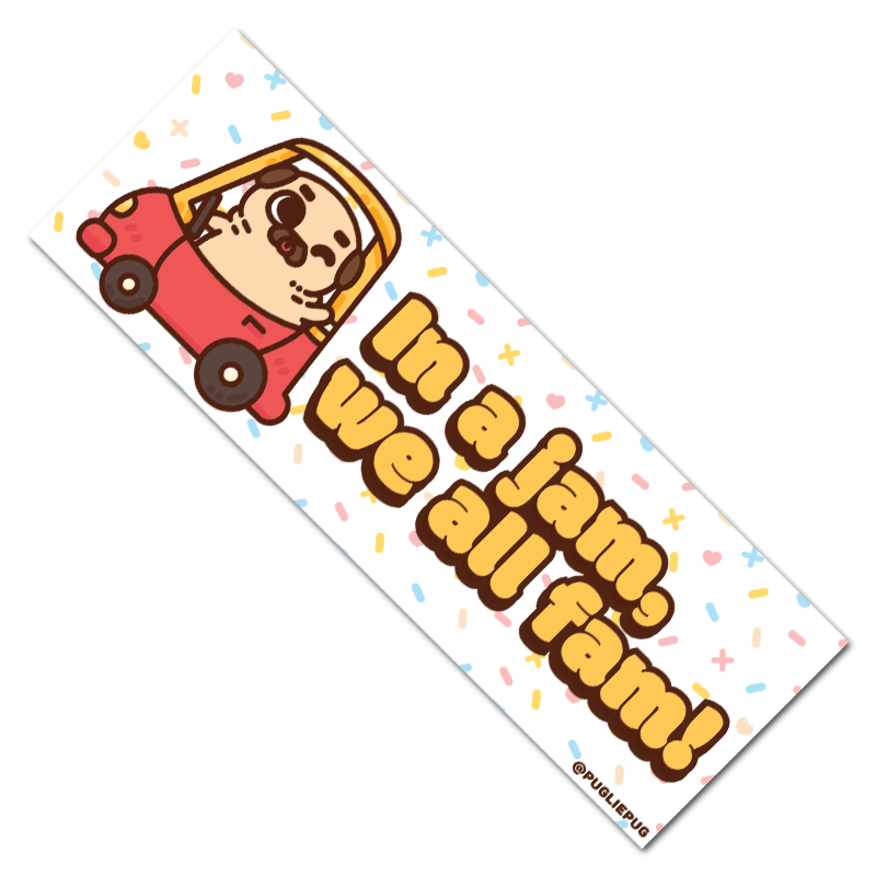 Jam Fam Puglie Bumper Sticker