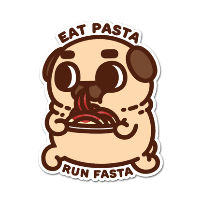 "Running Carb Club" Puglie & Ollie Vinyl Sticker Set