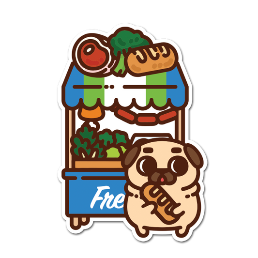 Grocery Stand Puglie Sticker