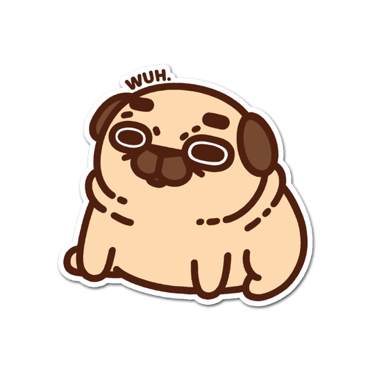 Wuh Puglie Sticker