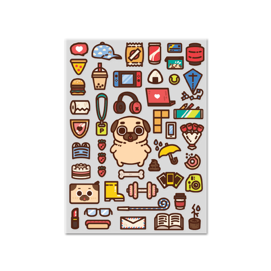Puglie Adventure Pack Vinyl Sticker Sheet