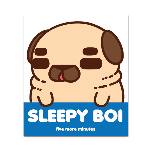 Sleepy Boi Puglie Sticke