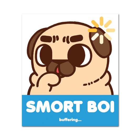 Smort Boi Puglie Sticker