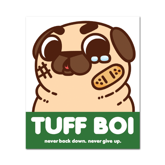 Tuff Boi Puglie Sticker