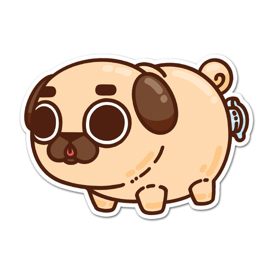 Inflatable Puglie Sticker