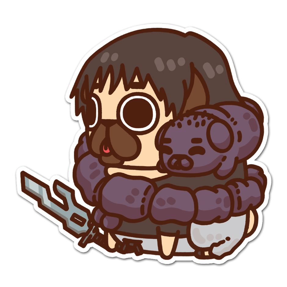 Puglie Pug Stickers – Puglie Mart