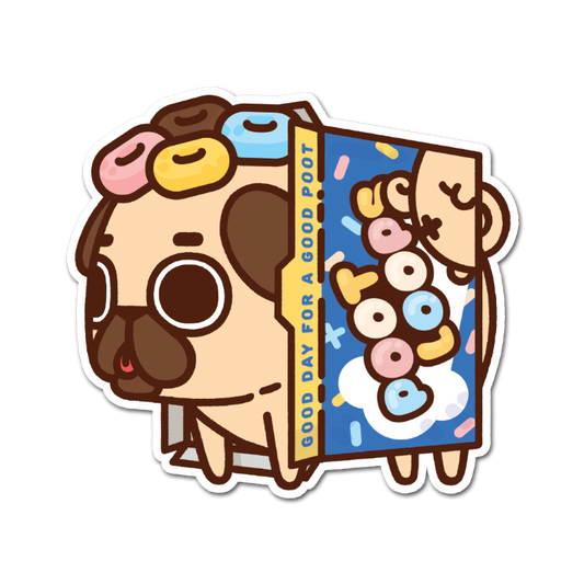 Poot Loops Puglie Sticker