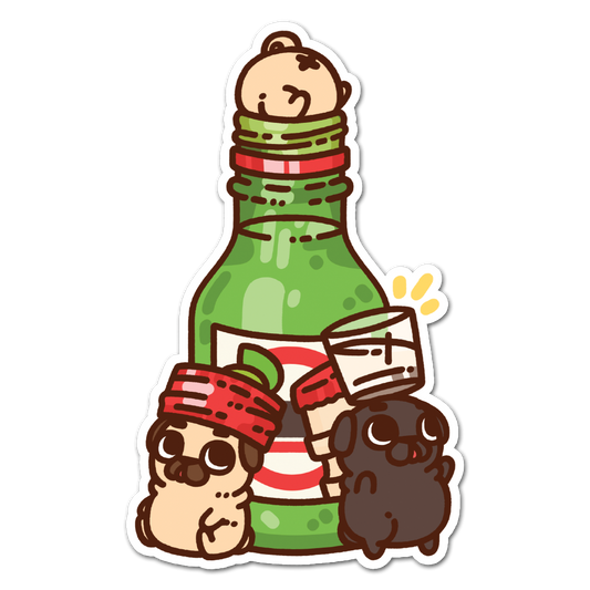 Soju Shot Sticker