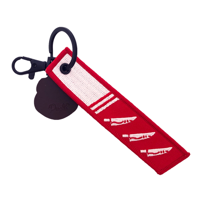 "Will Cut You" Puglie Keytag
