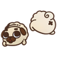 Puglie Poking Thru Silicone Coasters