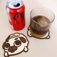 Puglie Poking Thru Silicone Coasters