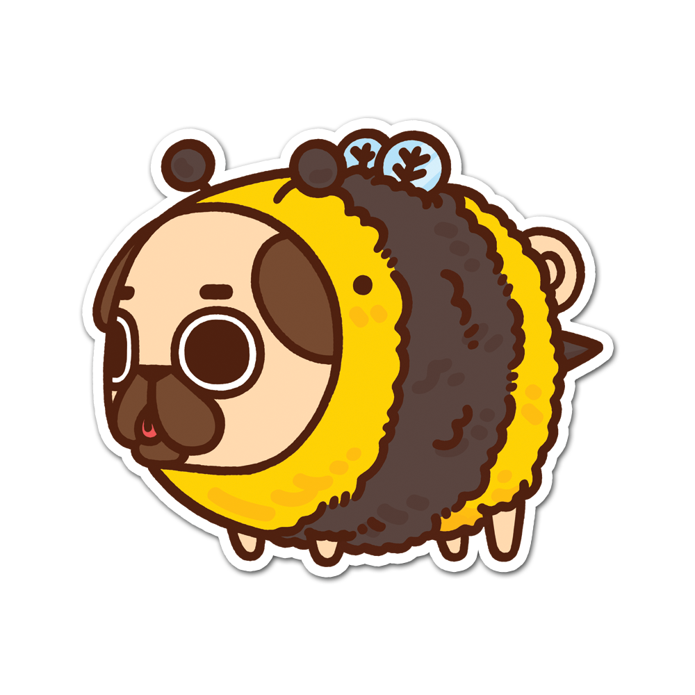 Bee Puglie Sticker