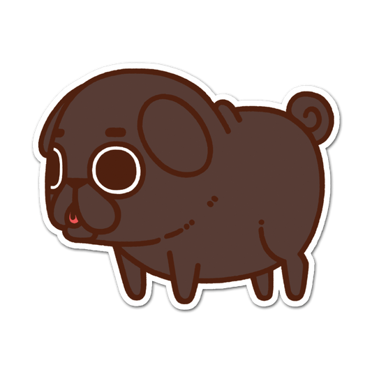 Ollie Pug Sticker